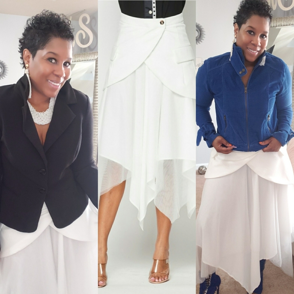 Tuxedo Skirt